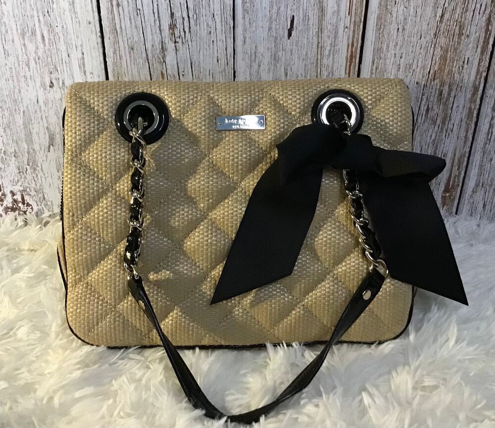Kate Spade Woven Quilted Mount Perry Darcy Handbag